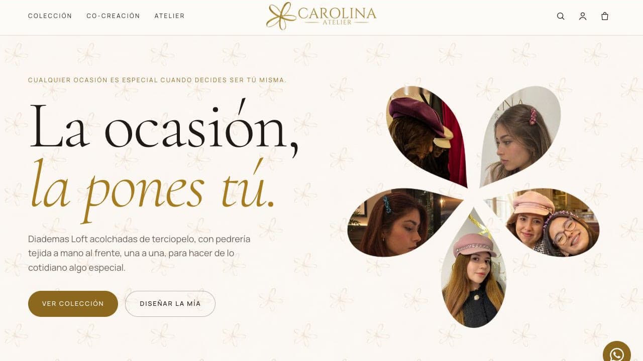 Tienda en línea de Carolina Atelier