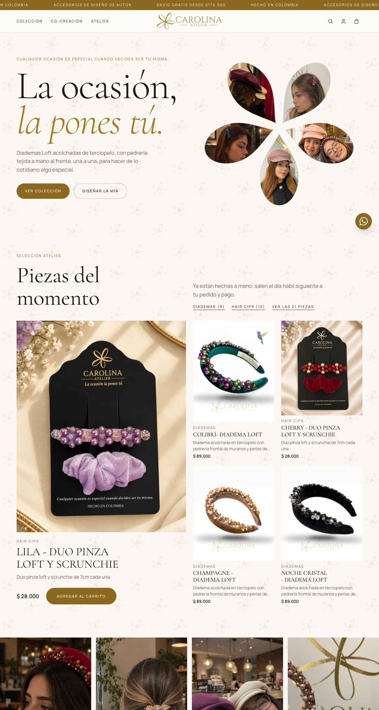 Carolina Atelier — Tienda en línea