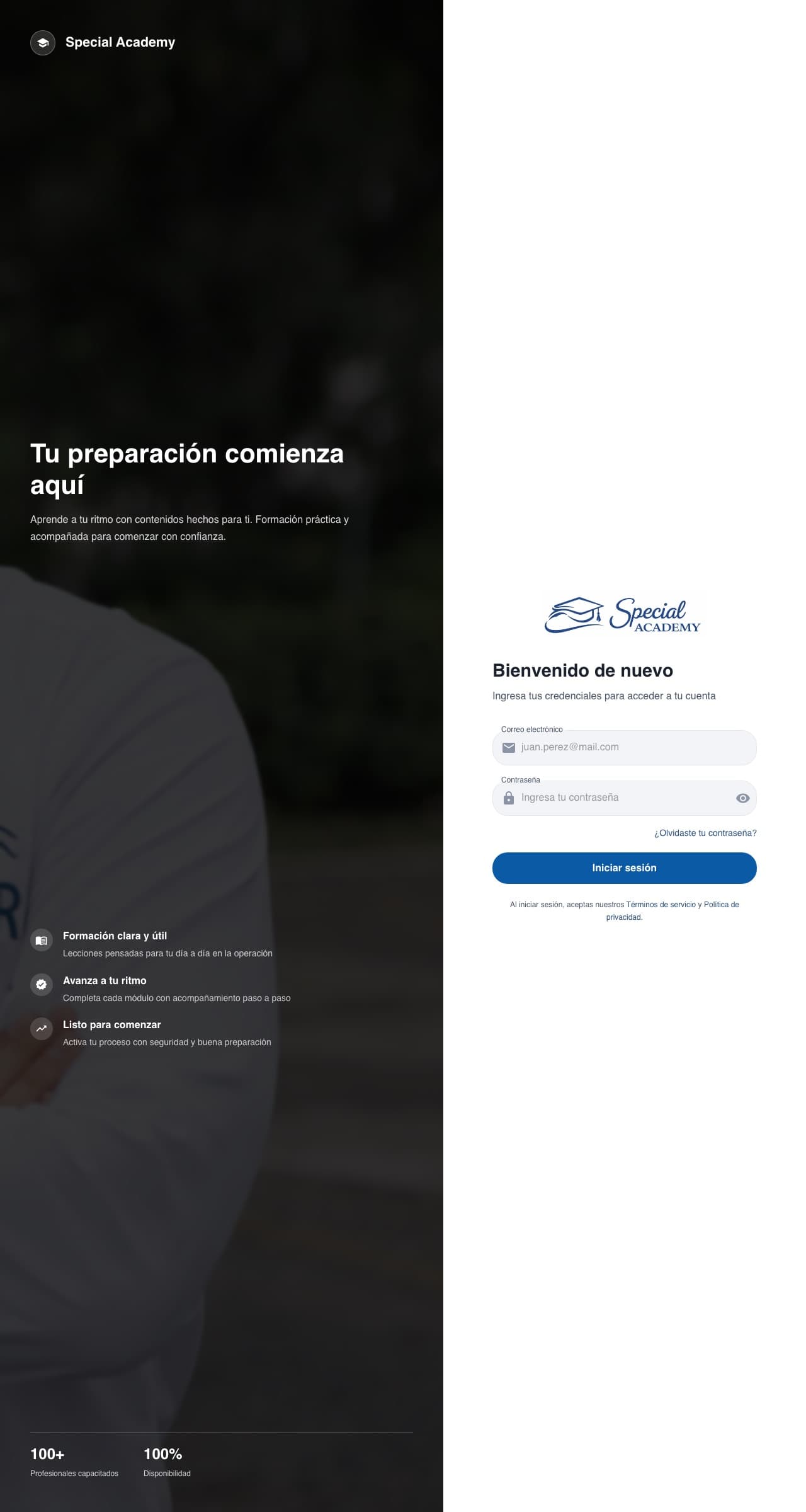 Special Academy — Campus virtual